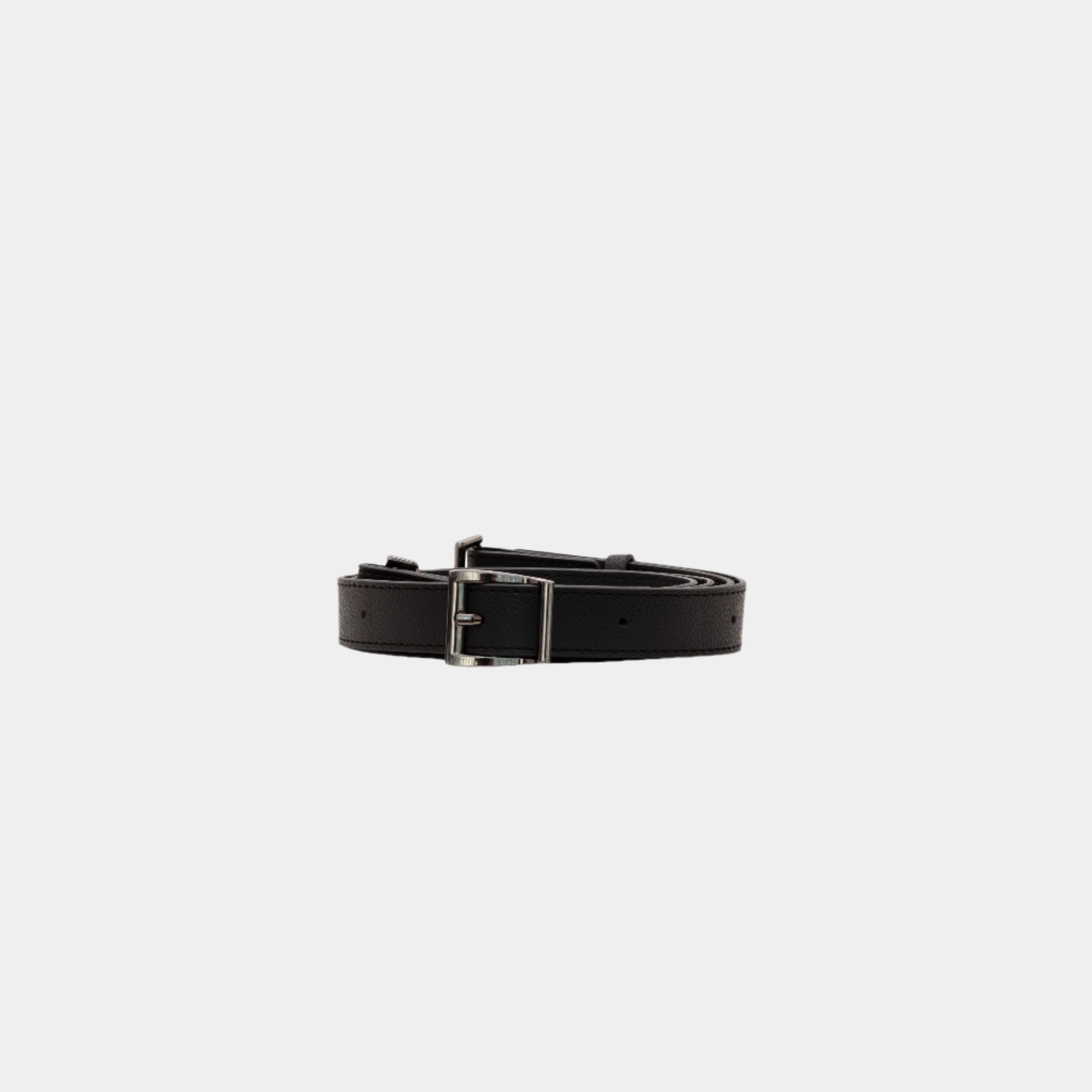 Madelyn mini bag in black leather – adjustable leather strap